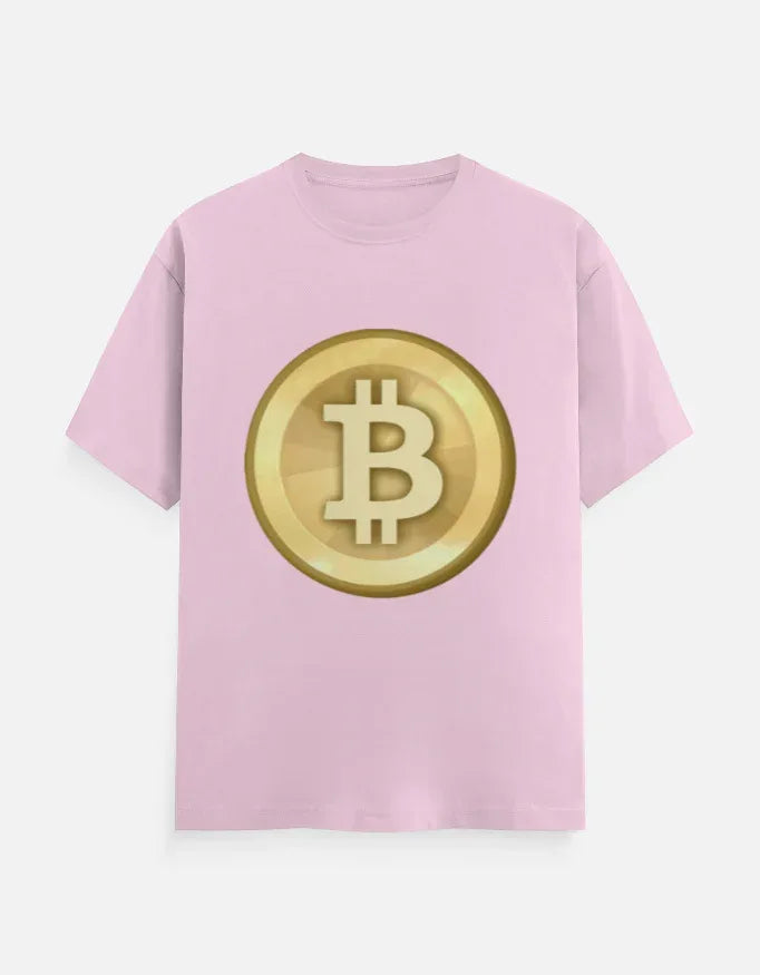 Cryptocurrency Bitcoin Coin Graphic T-Shirt - VIVA ENTERPRISES 