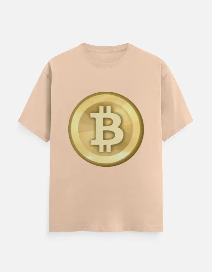 Cryptocurrency Bitcoin Coin Graphic T-Shirt - VIVA ENTERPRISES 