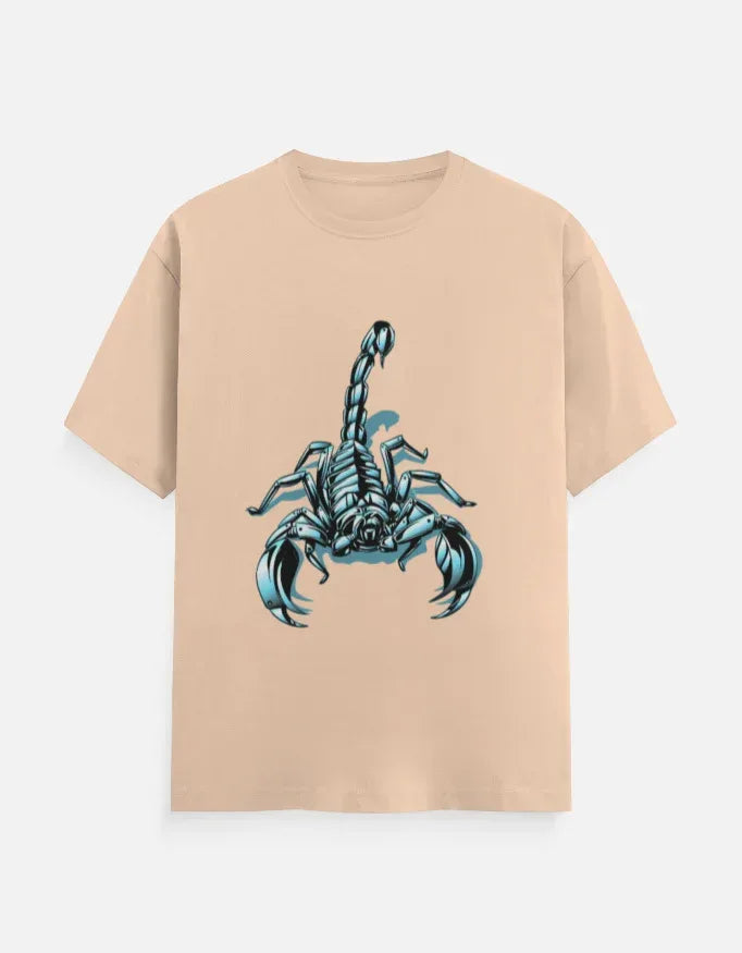 Chrome Scorpion Classic Crew T-Shirt - VIVA ENTERPRISES 