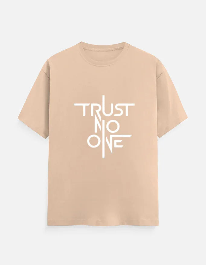 Trust No One Graphic Printed Men's T-Shirt | Premium Cotton - VIVA ENTERPRISES 