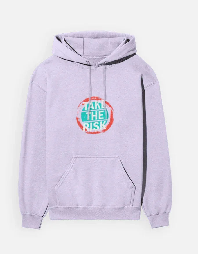 Dark 'Take The Risk' Graphic Hoodie - VIVA ENTERPRISES 