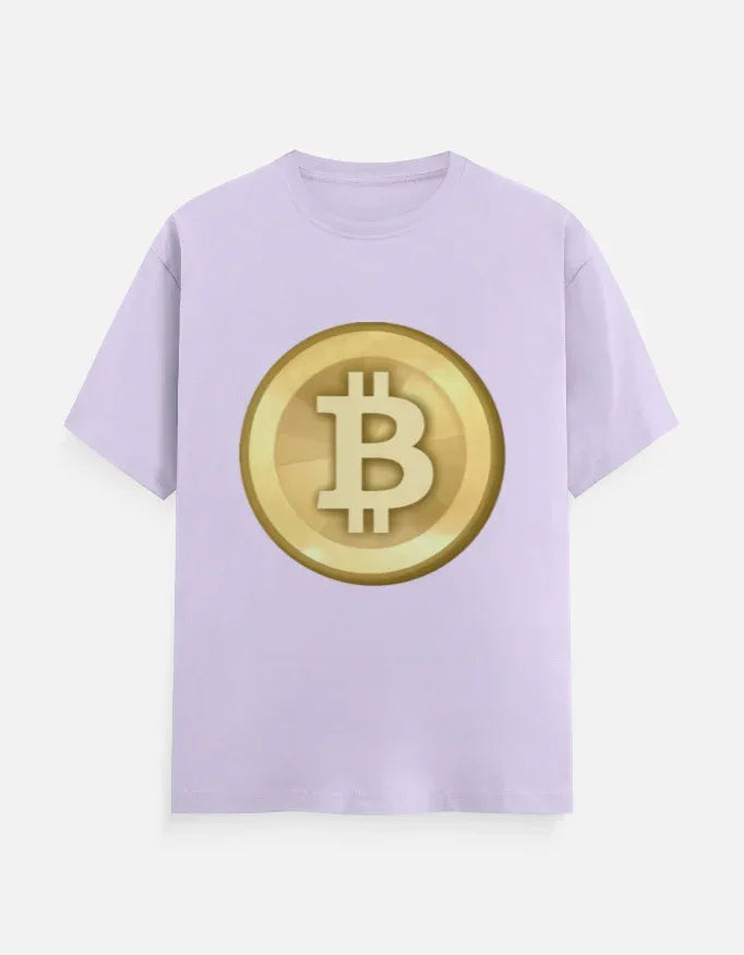 Cryptocurrency Bitcoin Coin Graphic T-Shirt - VIVA ENTERPRISES 