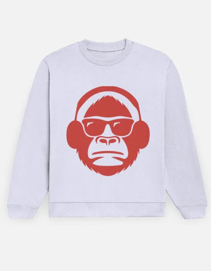 DJ Monkey Sweatshirt - VIVA ENTERPRISES 