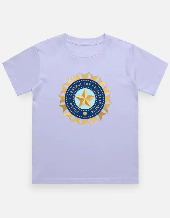 Official India Cricket Jersey Style T-Shirt Boy's Crew Neck T-Shirt - VIVA ENTERPRISES 