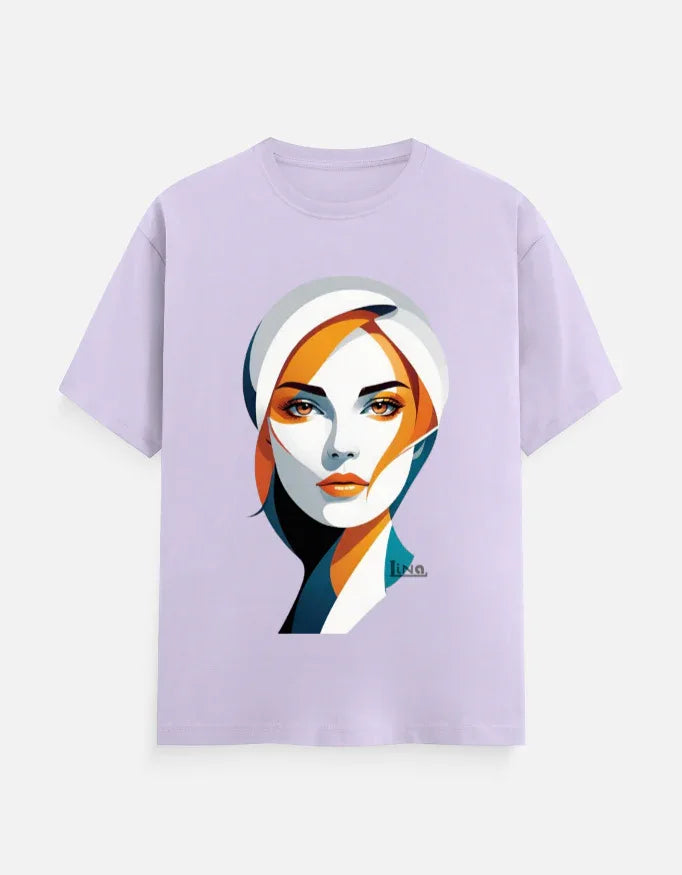 Modern Minimalist Woman Portrait Graphic T-Shir - VIVA ENTERPRISES 