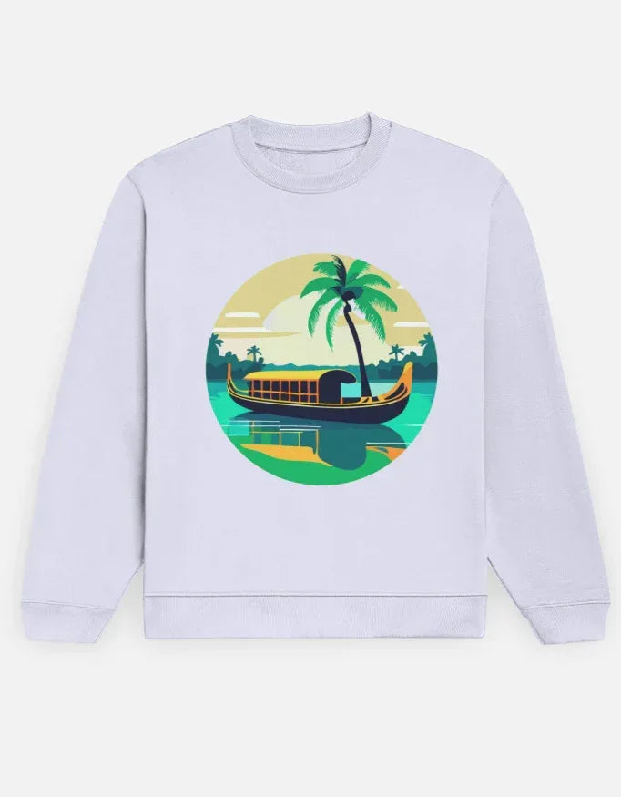 Kerala Backwaters Sweatshirt - VIVA ENTERPRISES 