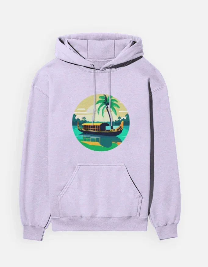 Kerala Backwaters Boat Sweatshirt - VIVA ENTERPRISES 