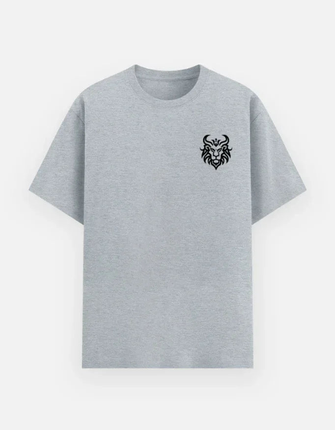 Horned Lion/Mythical Beast Pocket Print Tee - VIVA ENTERPRISES 