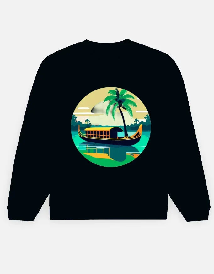 Kerala Backwaters Sweatshirt - VIVA ENTERPRISES 