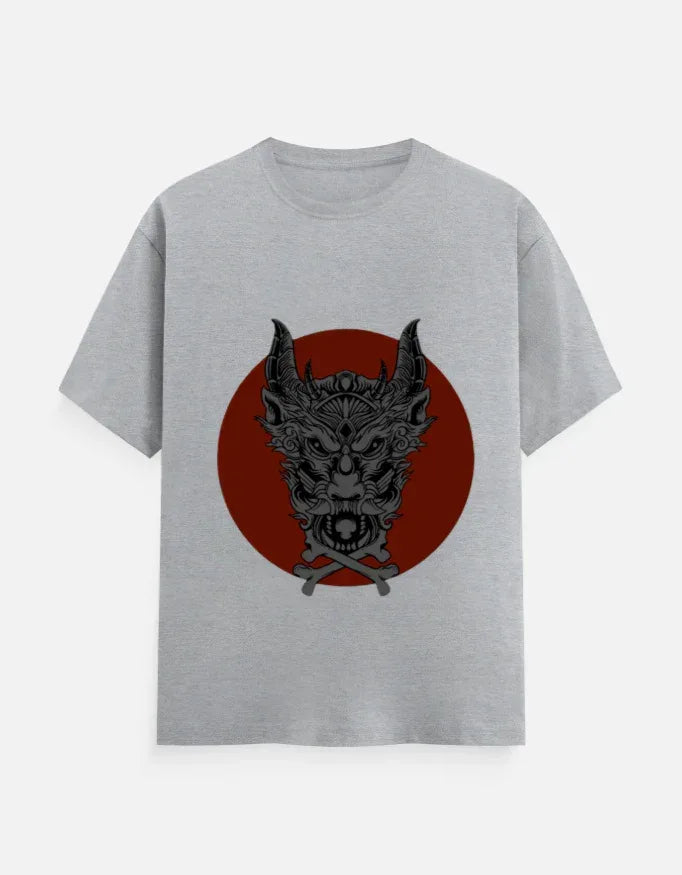 Japanese Hannya/Demon Mask Tee - VIVA ENTERPRISES 
