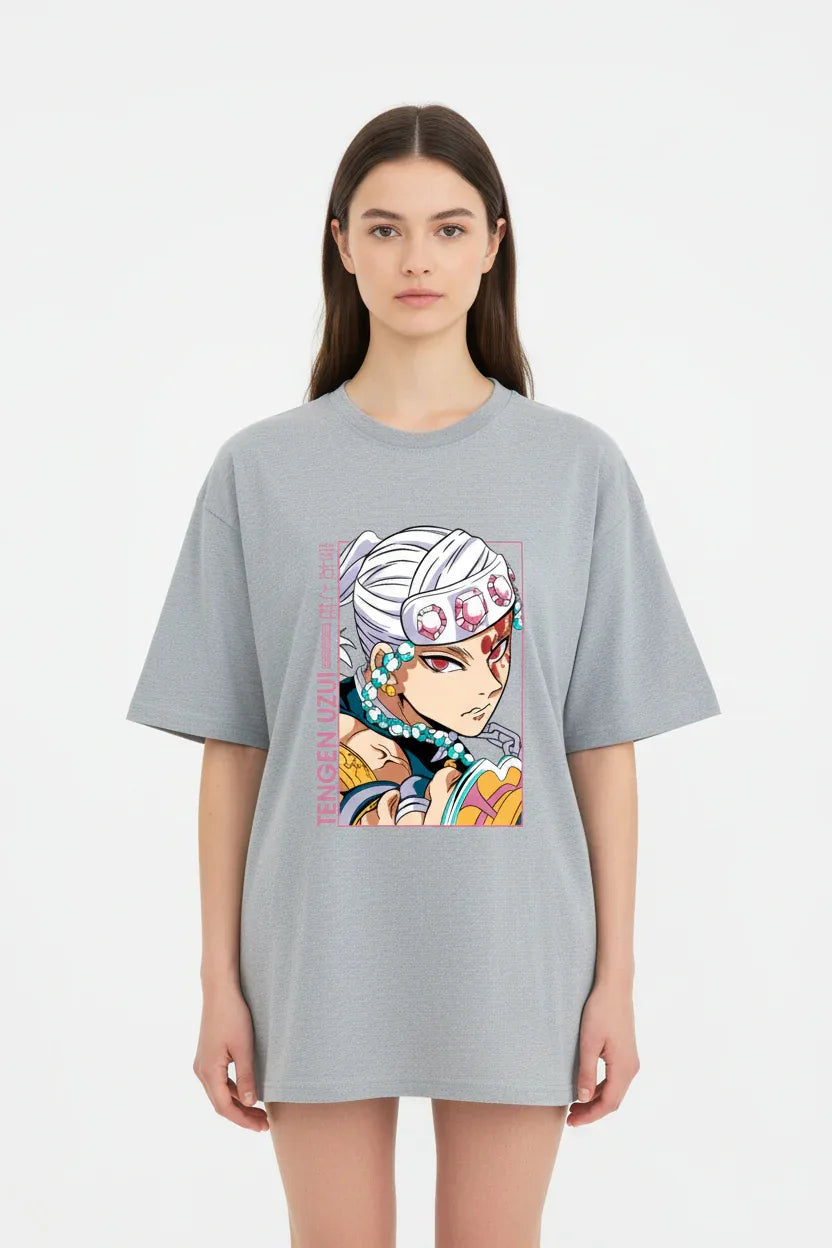 Tengen Uzui The Sound Hashira Demon Slayer T-Shirt - VIVA ENTERPRISES 