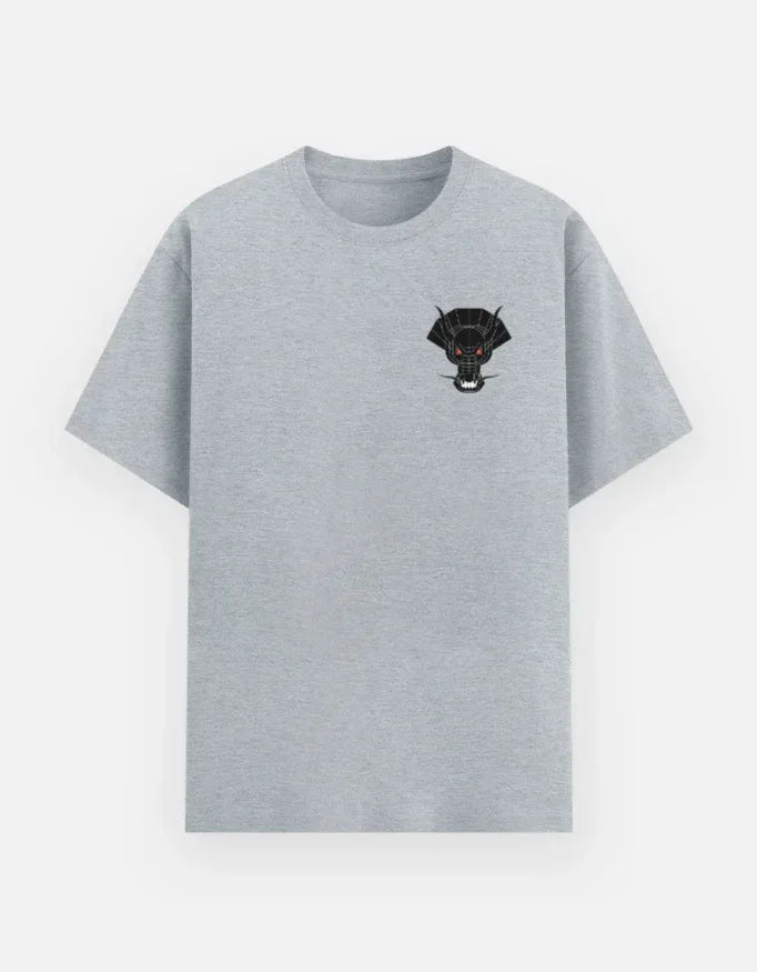 White T-Shirt with Small Dark Elephant Graphic - VIVA ENTERPRISES 