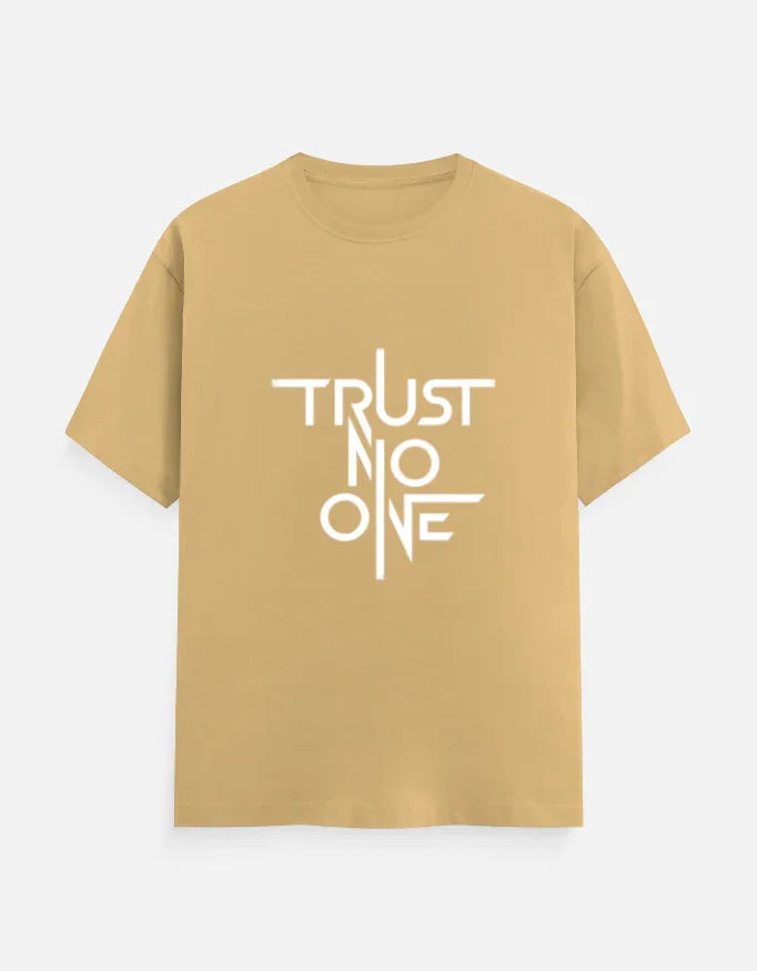 Trust No One Graphic Printed Men's T-Shirt | Premium Cotton - VIVA ENTERPRISES 
