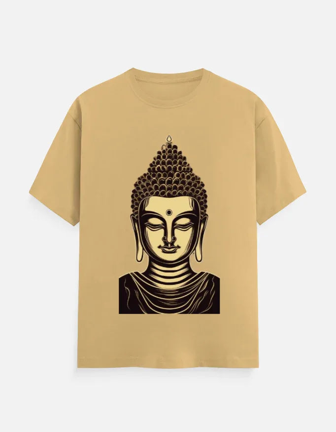 Lord Buddha Spiritual Graphic T-Shirt - VIVA ENTERPRISES 