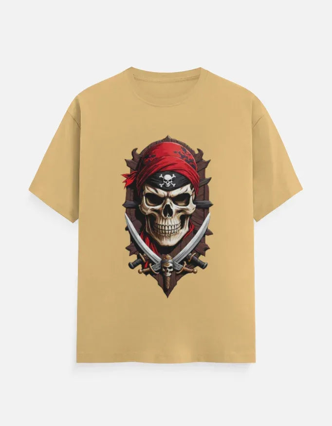 Men’s Urban Pirate Skull Graphic T-Shirt - VIVA ENTERPRISES 