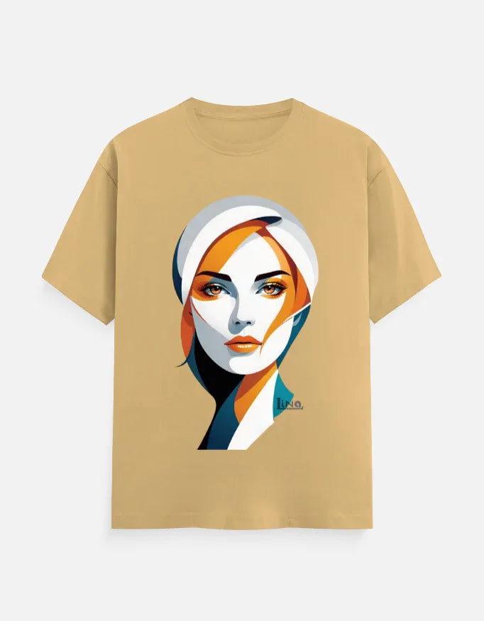 Modern Minimalist Woman Portrait Graphic T-Shir - VIVA ENTERPRISES 
