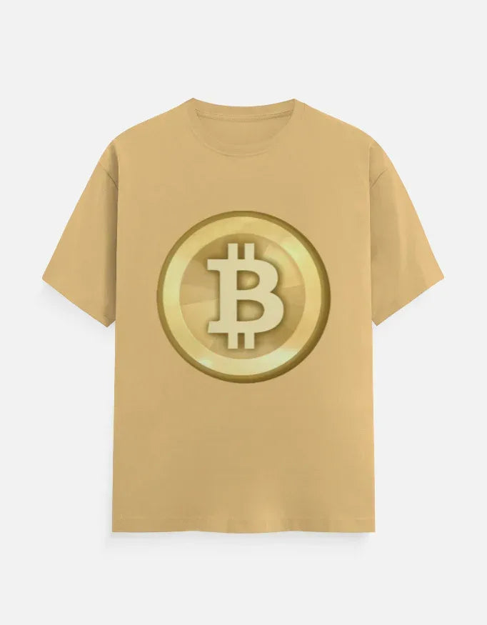 Cryptocurrency Bitcoin Coin Graphic T-Shirt - VIVA ENTERPRISES 