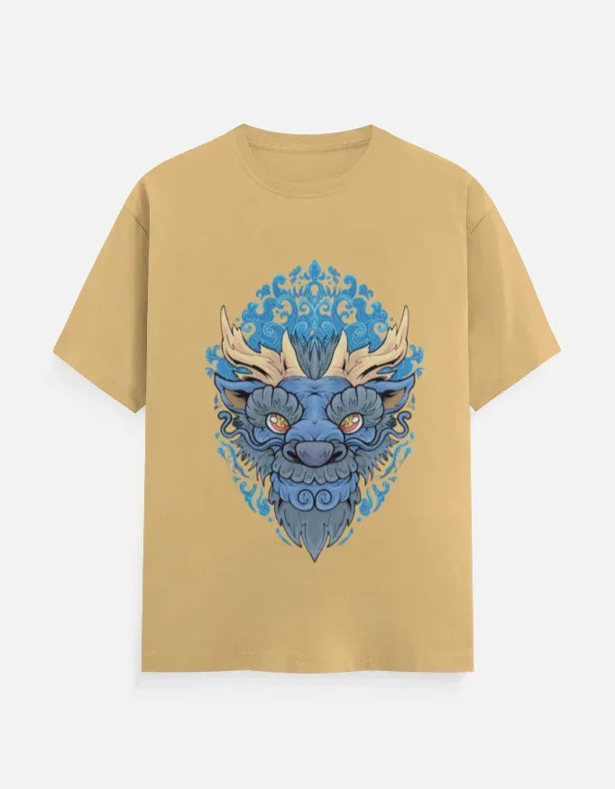 The Azure Dragon Classic Crew T-Shirt - VIVA ENTERPRISES 