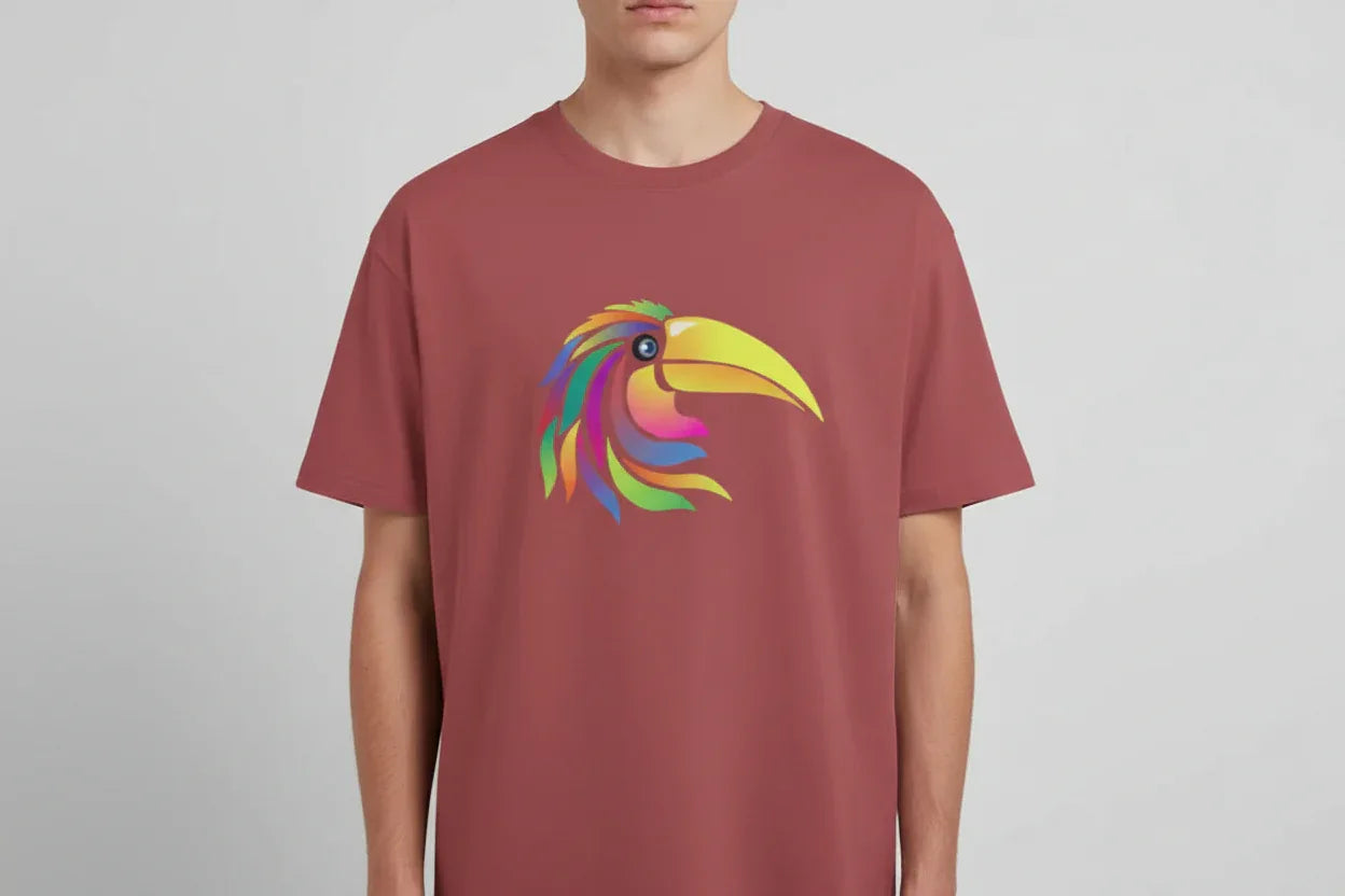 Colorful Hornbill T-Shirt - VIVA ENTERPRISES 