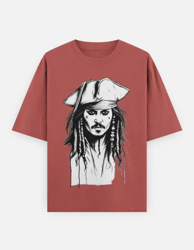 The Captain Jack Sparrow T-shirt T-Shirt - VIVA ENTERPRISES 