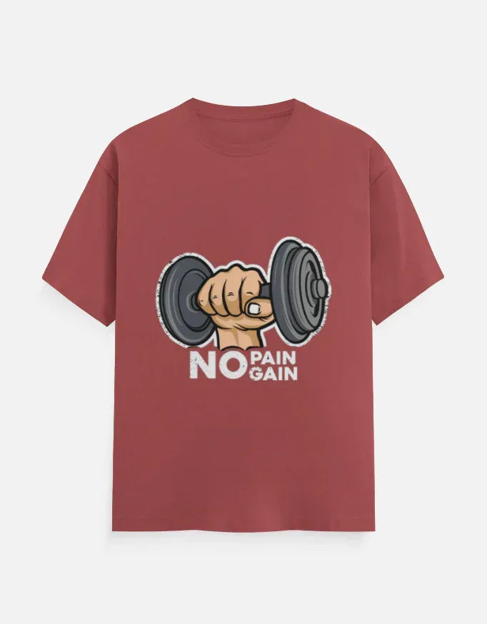 No Pain Gain Classic Crew T-Shirt - VIVA ENTERPRISES 