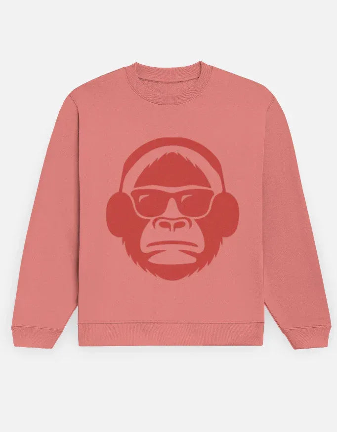DJ Monkey Sweatshirt - VIVA ENTERPRISES 