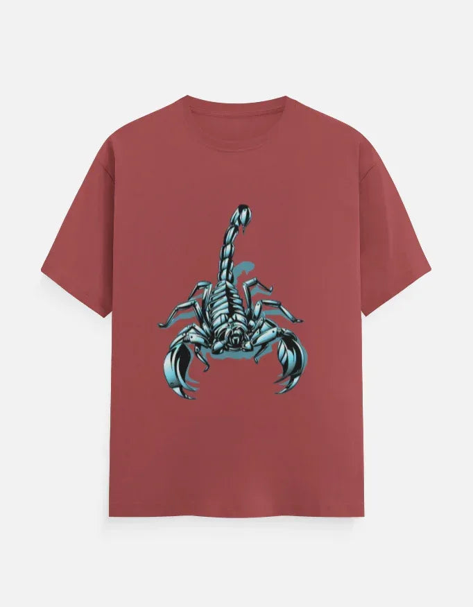Chrome Scorpion Classic Crew T-Shirt - VIVA ENTERPRISES 