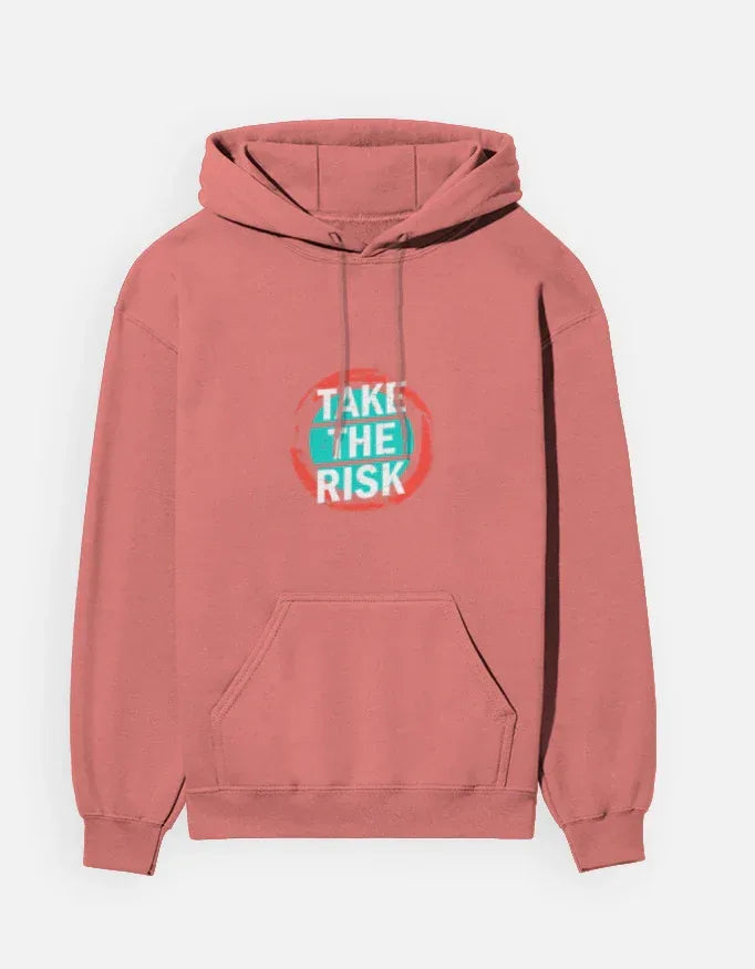 Dark 'Take The Risk' Graphic Hoodie - VIVA ENTERPRISES 