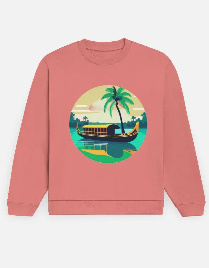 Kerala Backwaters Sweatshirt - VIVA ENTERPRISES 