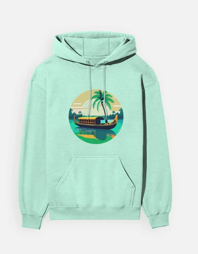 Kerala Backwaters Boat Sweatshirt - VIVA ENTERPRISES 