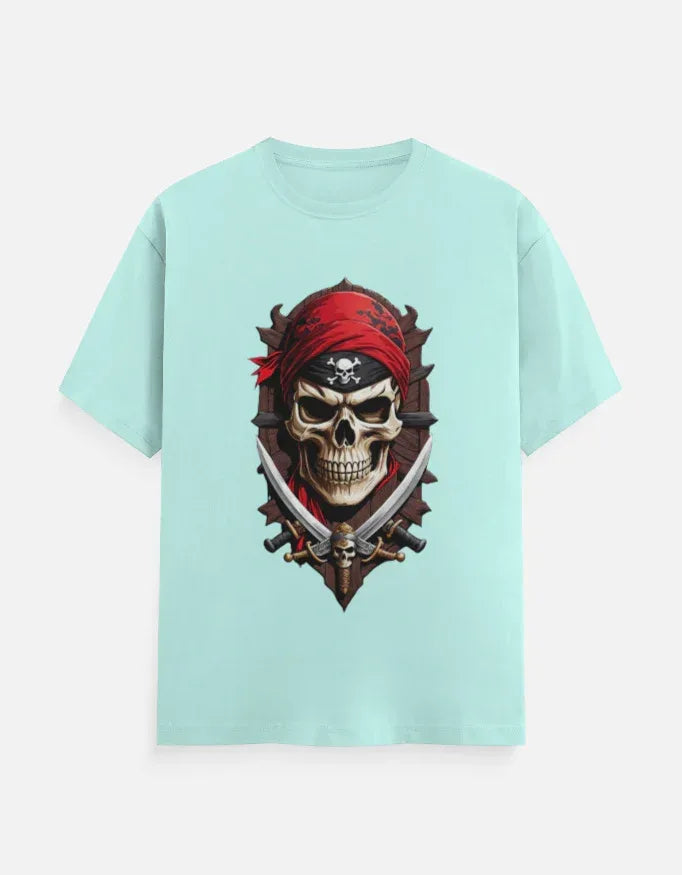 Men’s Urban Pirate Skull Graphic T-Shirt - VIVA ENTERPRISES 