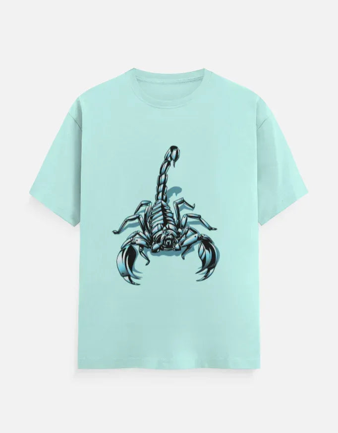 Chrome Scorpion Classic Crew T-Shirt - VIVA ENTERPRISES 