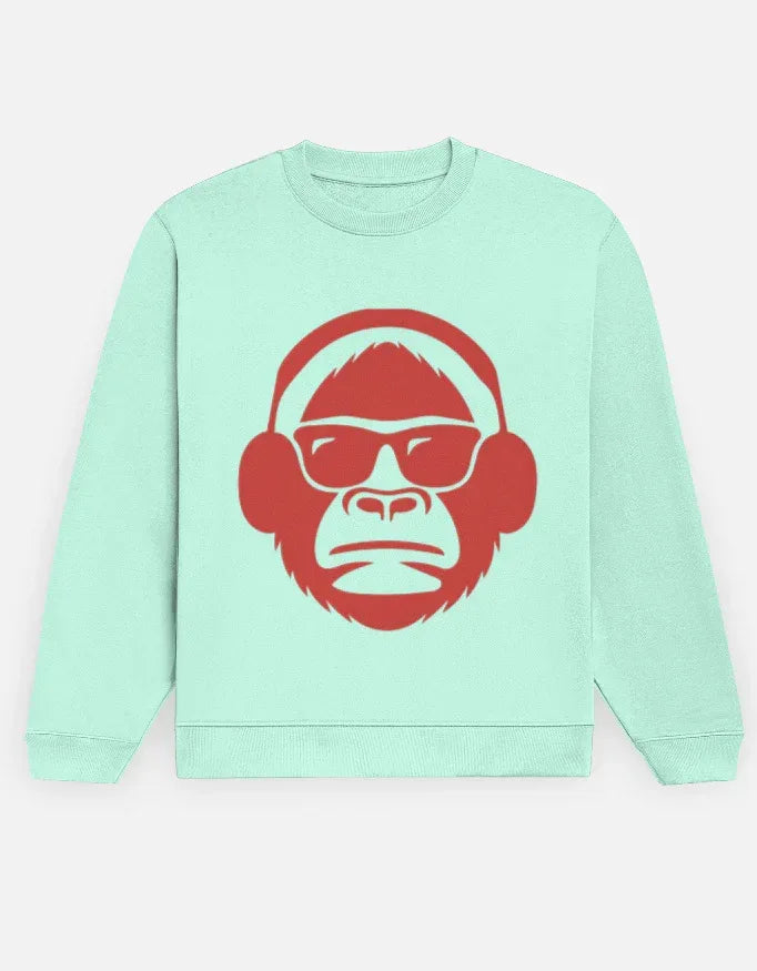 DJ Monkey Sweatshirt - VIVA ENTERPRISES 