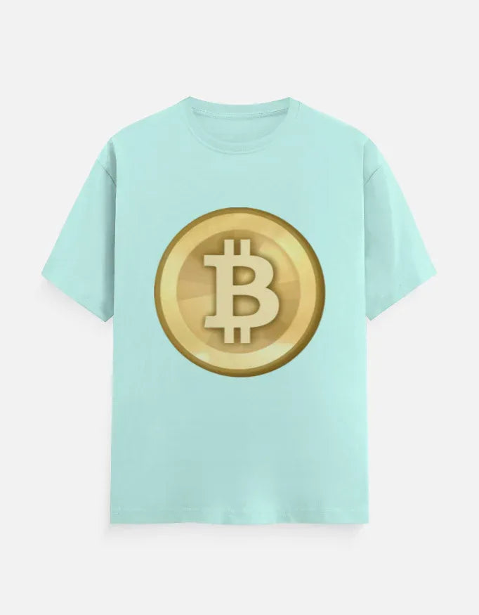 Cryptocurrency Bitcoin Coin Graphic T-Shirt - VIVA ENTERPRISES 