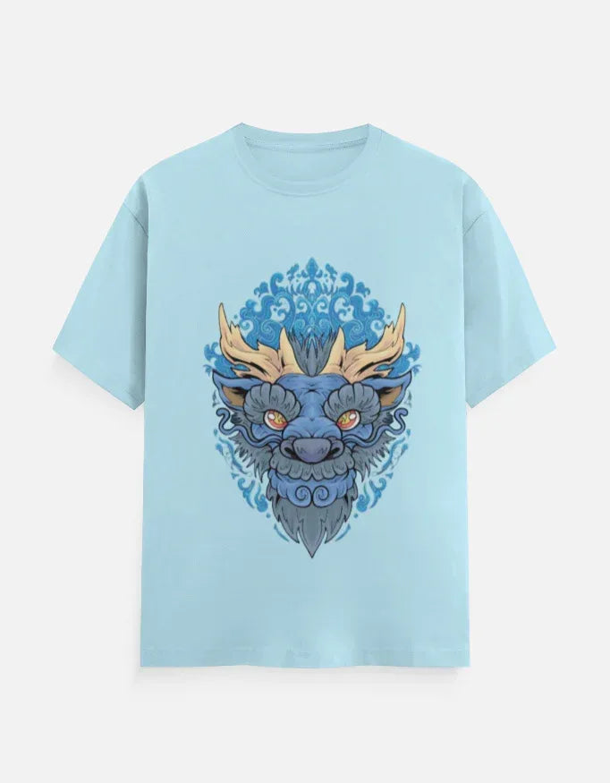 The Azure Dragon Classic Crew T-Shirt - VIVA ENTERPRISES 