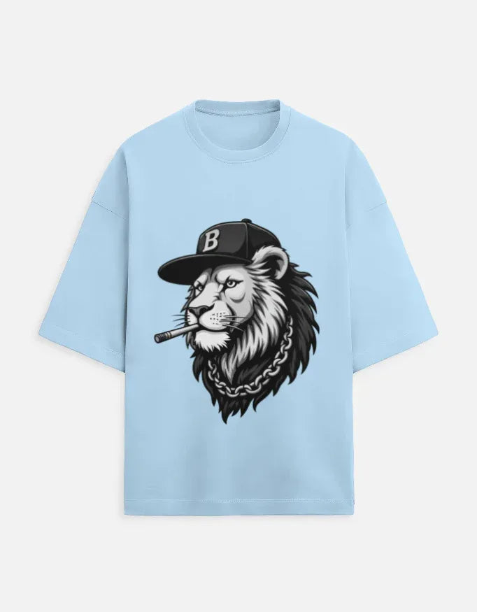 Urban Wildlife/Hip-Hop Culture Oversized Tee - VIVA ENTERPRISES 