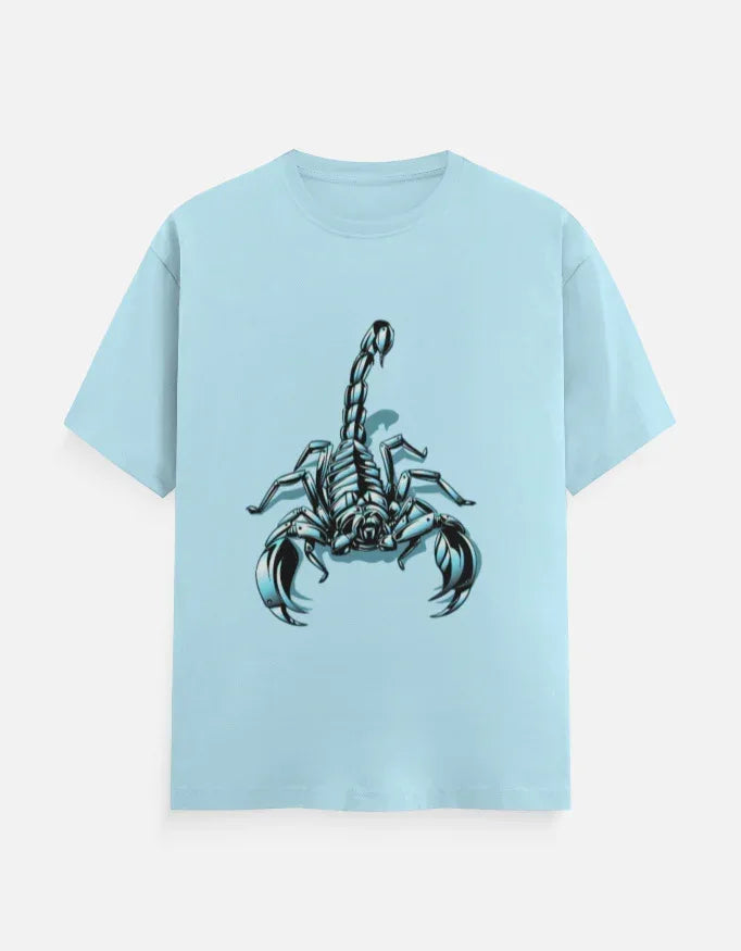 Chrome Scorpion Classic Crew T-Shirt - VIVA ENTERPRISES 
