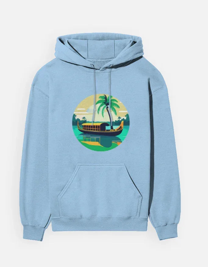 Kerala Backwaters Boat Sweatshirt - VIVA ENTERPRISES 