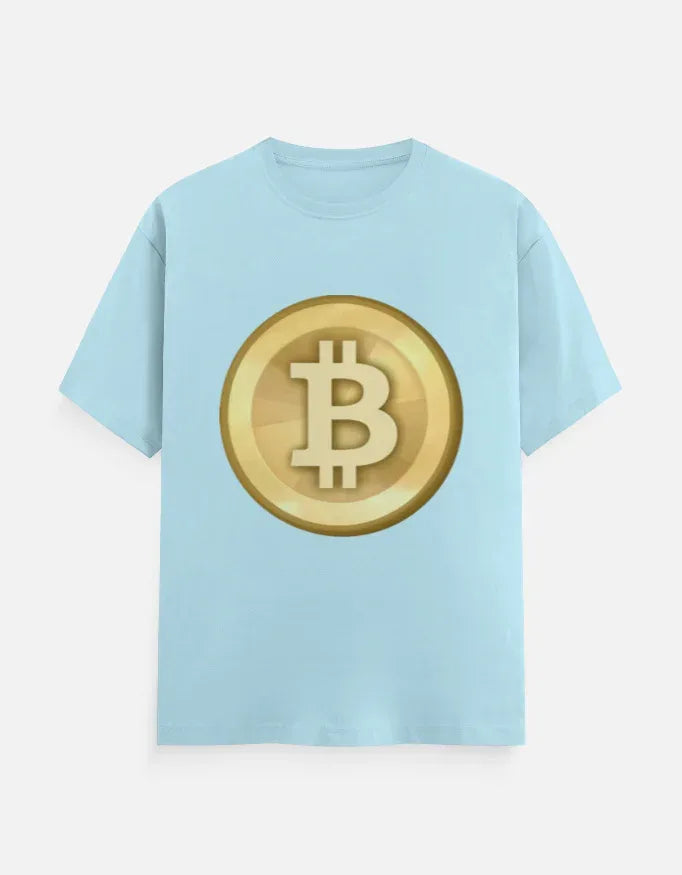 Cryptocurrency Bitcoin Coin Graphic T-Shirt - VIVA ENTERPRISES 