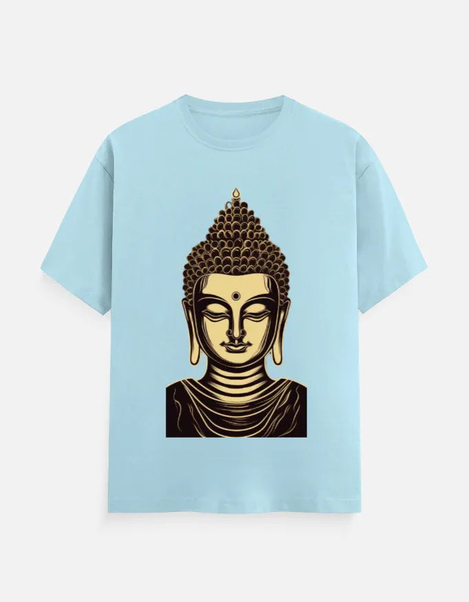 Lord Buddha Spiritual Graphic T-Shirt - VIVA ENTERPRISES 