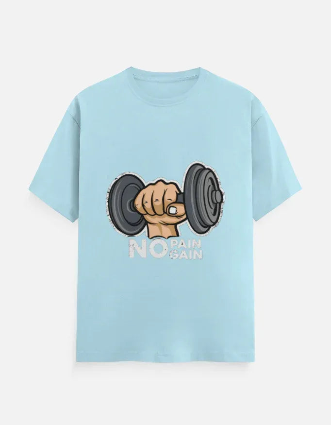 No Pain Gain Classic Crew T-Shirt - VIVA ENTERPRISES 