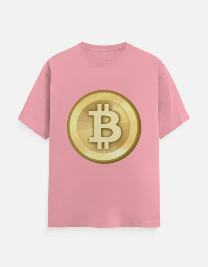 Cryptocurrency Bitcoin Coin Graphic T-Shirt - VIVA ENTERPRISES 
