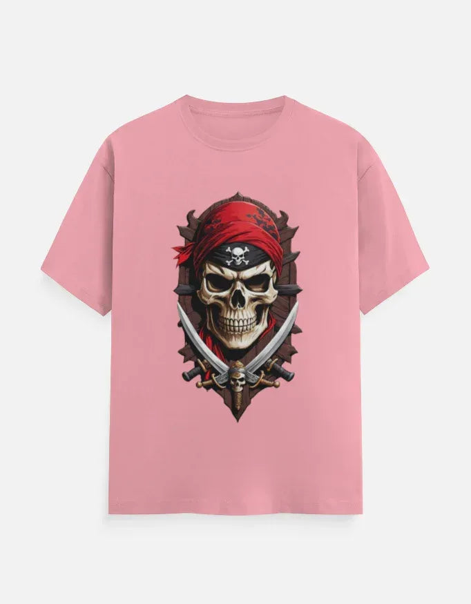 Men’s Urban Pirate Skull Graphic T-Shirt - VIVA ENTERPRISES 