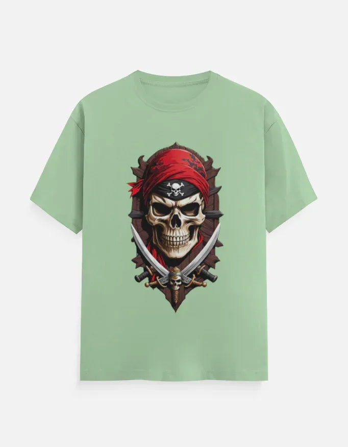 Men’s Urban Pirate Skull Graphic T-Shirt - VIVA ENTERPRISES 