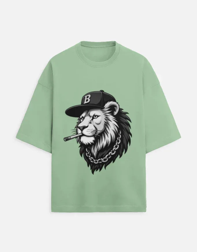 Urban Wildlife/Hip-Hop Culture Oversized Tee - VIVA ENTERPRISES 