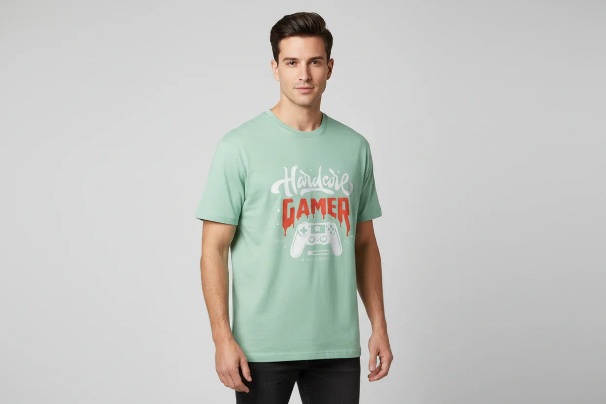 Premium Hardcore Gamer Graphic T-Shirt for Men/Women - VIVA ENTERPRISES 