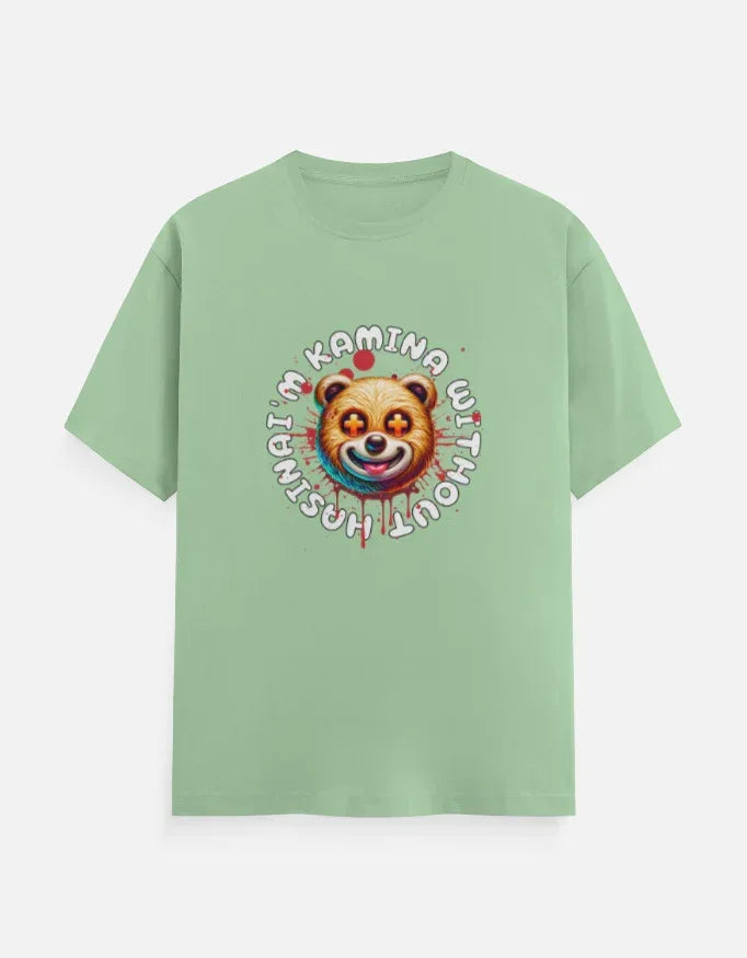 Psycho Bear Slogan Tee - VIVA ENTERPRISES 
