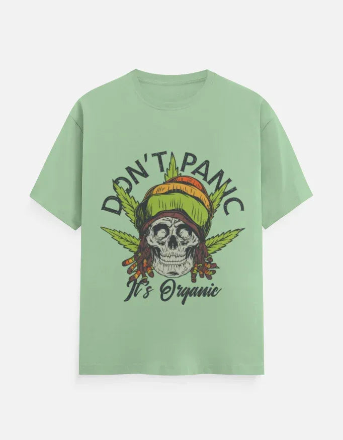 Dont Panic Printed Classic Crew T-Shirt - VIVA ENTERPRISES 