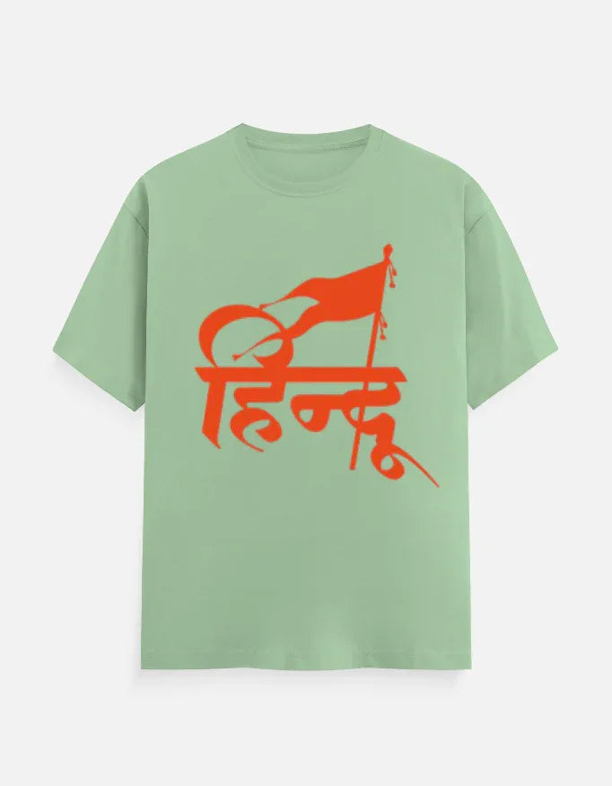 Premium Hindu Bhagwa Flag Graphic T-Shirt - VIVA ENTERPRISES 