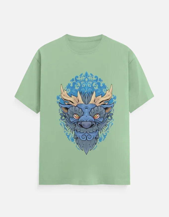 The Azure Dragon Classic Crew T-Shirt - VIVA ENTERPRISES 
